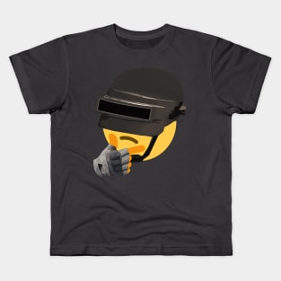 thinking emoji PUBG Kids T-Shirt